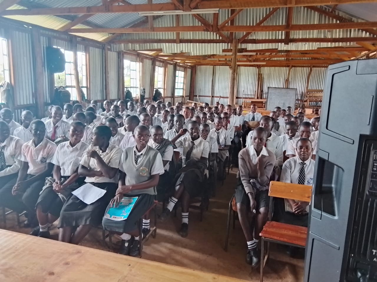 Arrival at Friends Namandala Secondary School