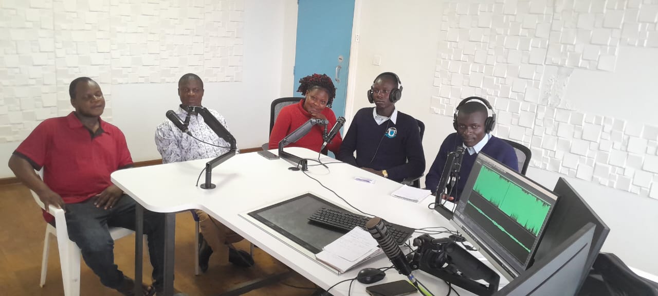Students at Njoro Secondary School, Endebes during the awareness session